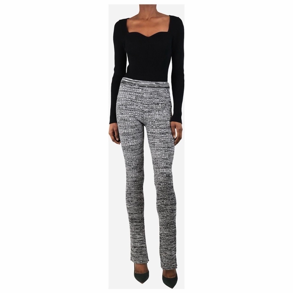 Baum und Pferdgarten Grey ribbed knit trousers size S NWG